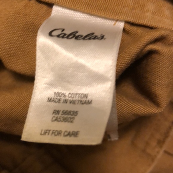 CABELA’S TAN 38 x 30 MENS PANTS RUGGED UTILITY 8-POCKET EXCELLENT CONDITION #134 - Picture 5 of 14